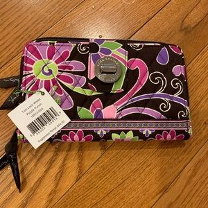 Vera Bradley wallet in color purple punch